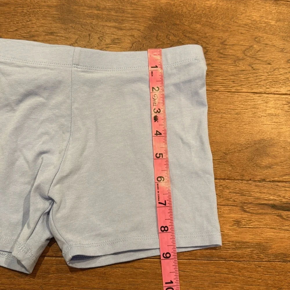 Gap Kids Girls Shorts - Light Blue Bike Shorts - Size M (8)